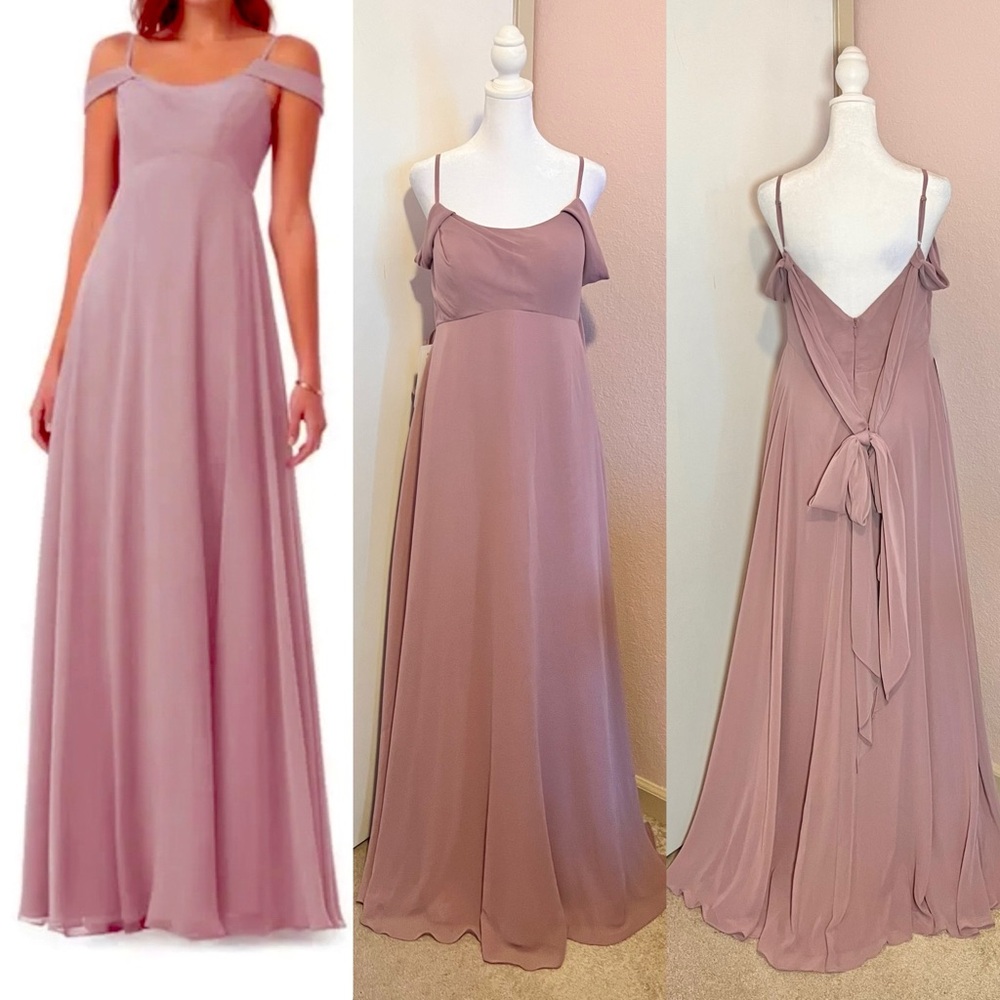 Azazie “Jaya” Gown in Vintage Mauve